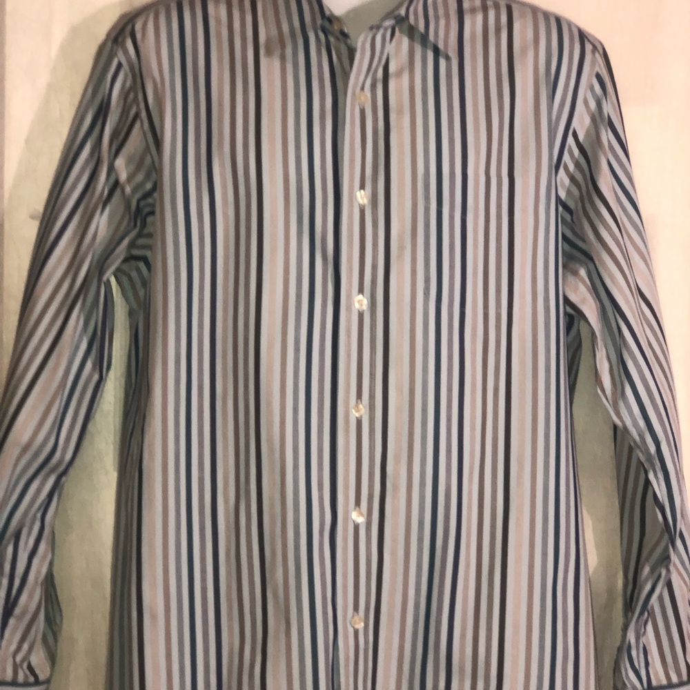 Gap Striped Button-Up Shirt Men’s Large Long sleeve